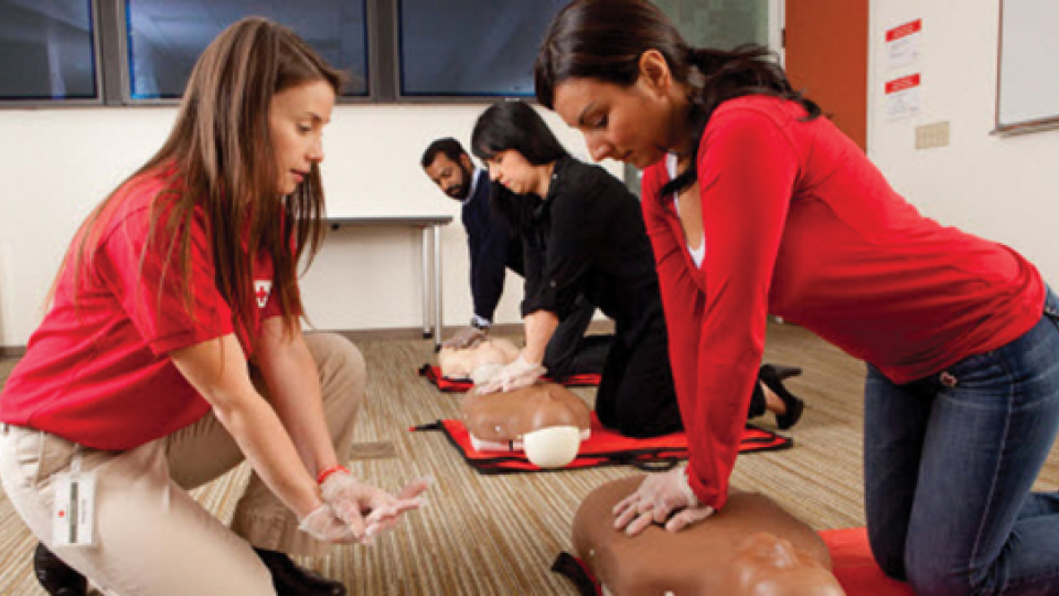 Adult CPR training